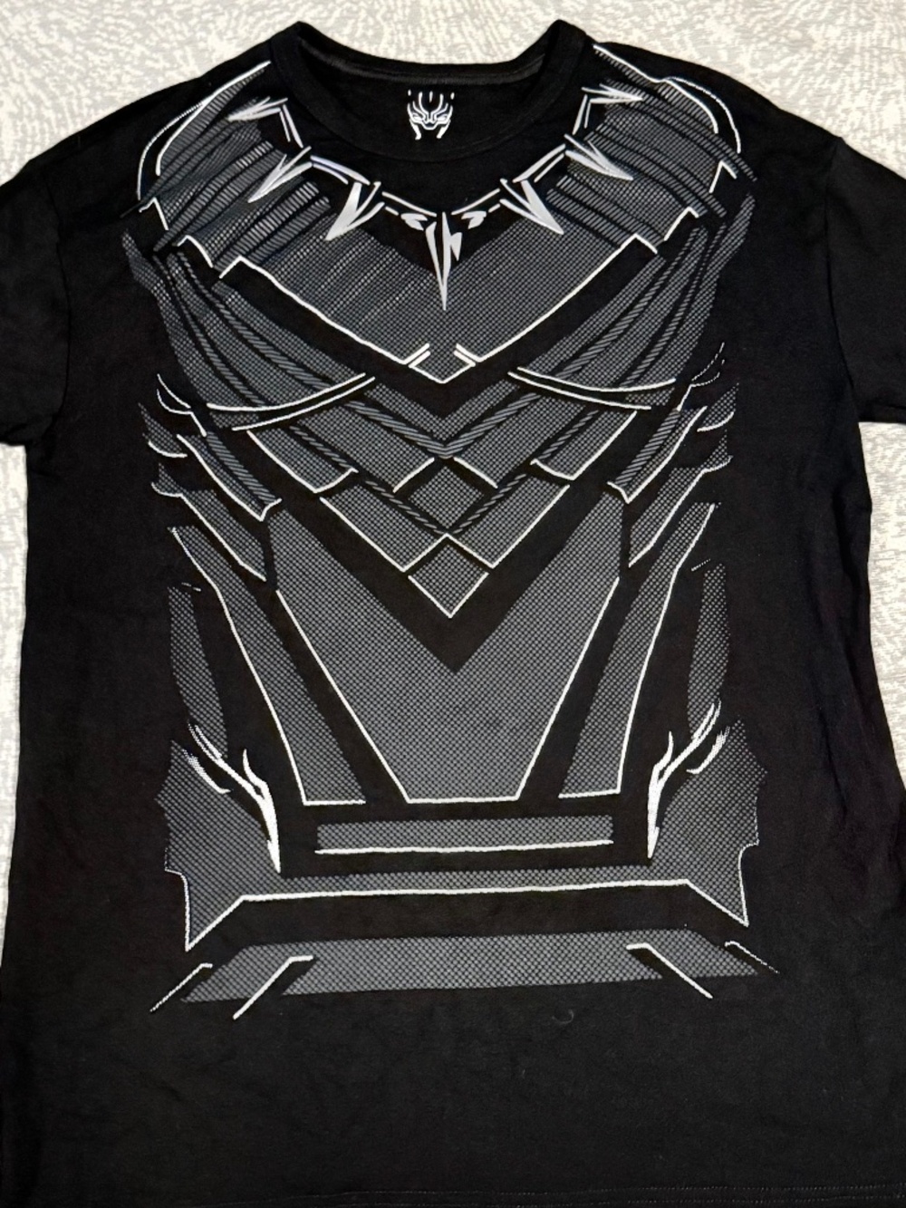 Marvel Black Panther Suit Costume Graphic T-Shirt - Fits L/XL